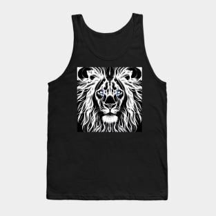 BLACK AND WHITE LION GOD Tank Top